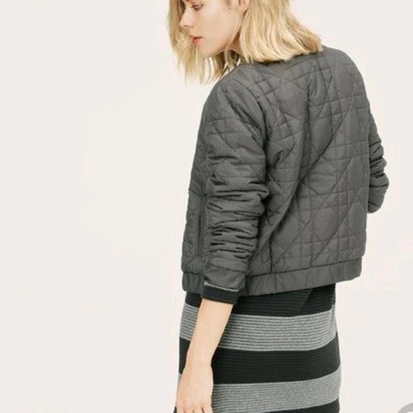 Lou & Grey Jackets & Blazers - Lou & Grey Quilted Oversized Bomber Jacket